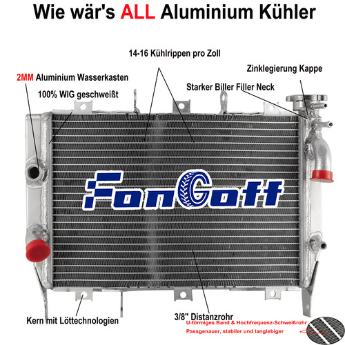 Radiatore alluminio per - in,